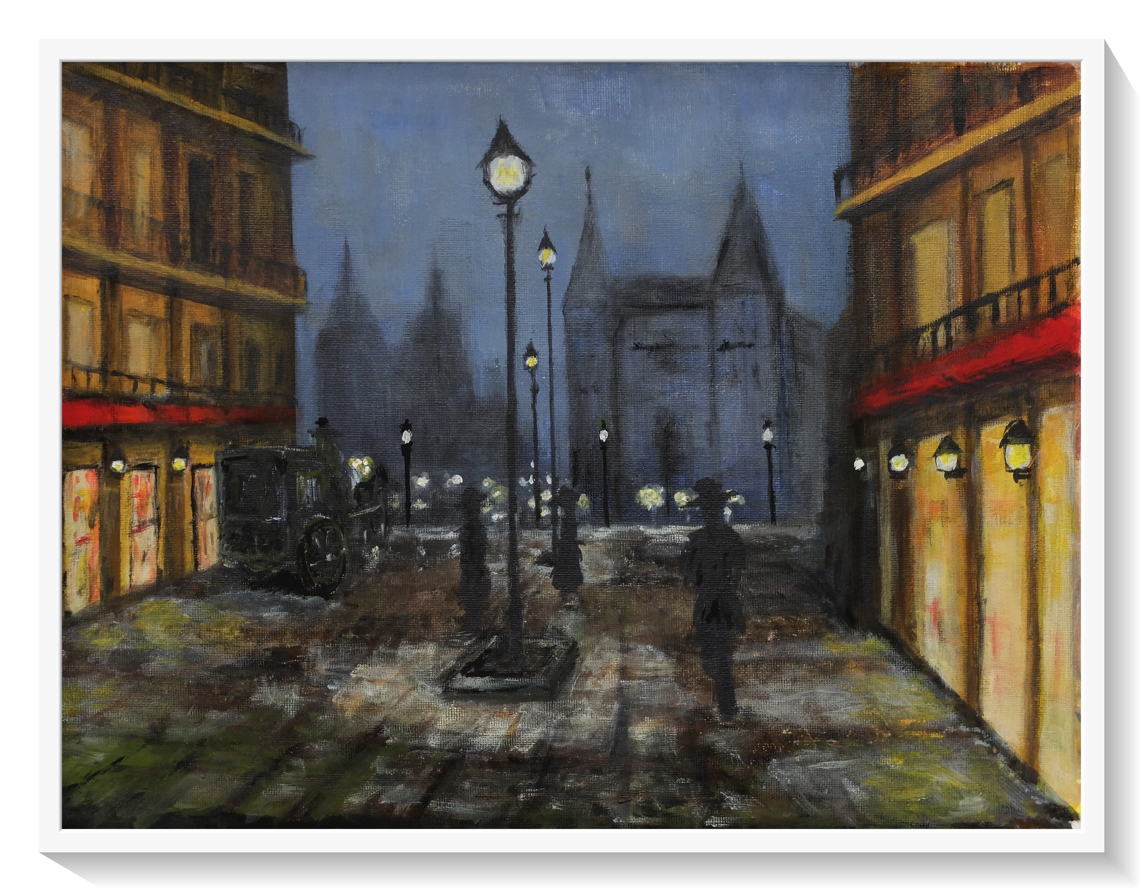 真作 フランス オンフルール港 東光一 s-2009072318282748765.jpg